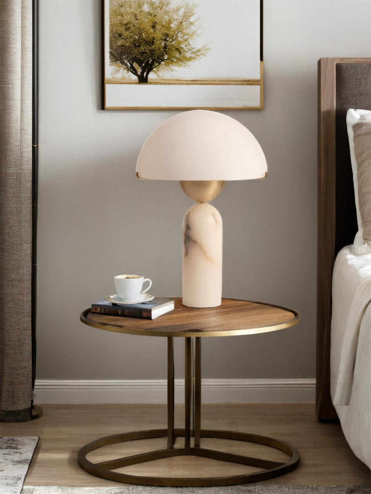 Peono Alabaster Table Lamp | Souliia