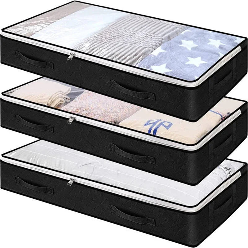 Under-Bed Storage Bag - Quickly Create More Space and Organized Storage - Souliia