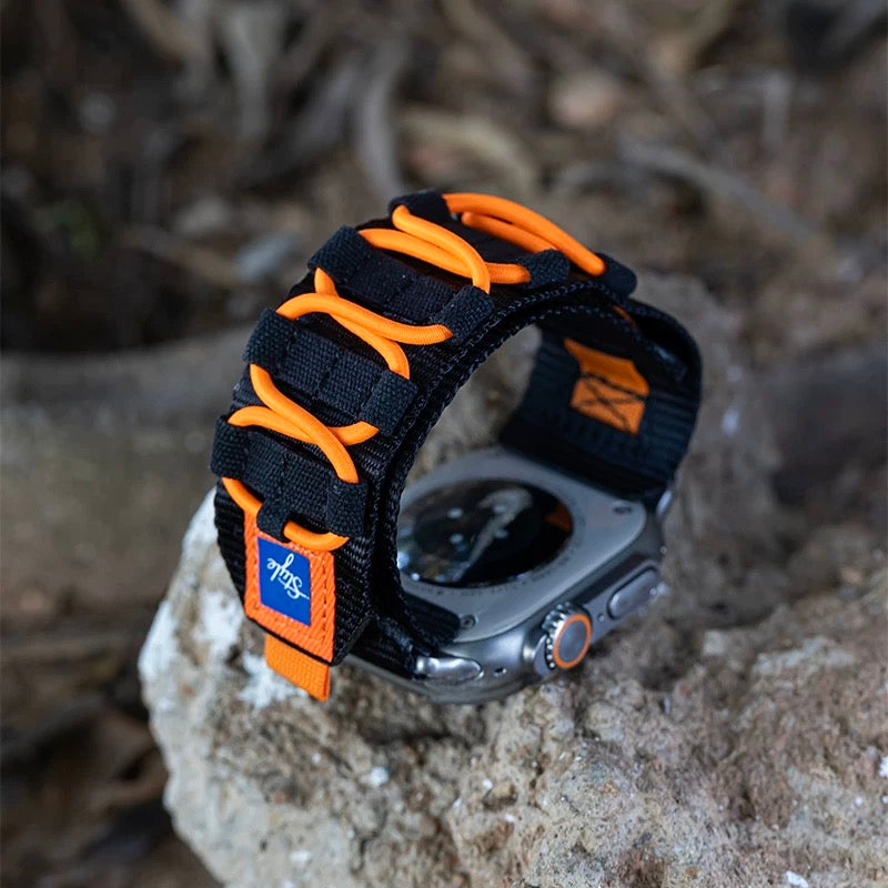 Pleciony nylonowy pasek do Apple Watch – stylowy design - Souliia