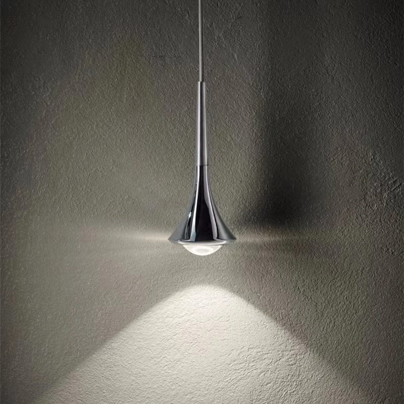 Lumenora LED Teardrop Pendant Light — Nordic Metal Ceiling Fixture