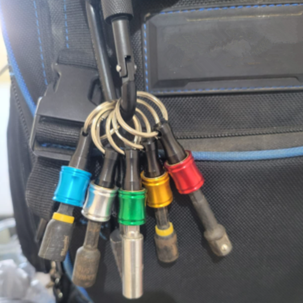 Sada 6dílného držáku nástavců šroubováku se šestihrannou stopkou 1/4"