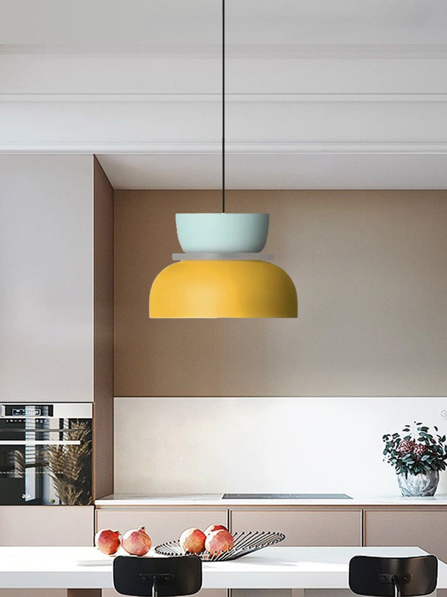 Macaron Acryl Bunte Schalenform Pendelleuchte | Souliia