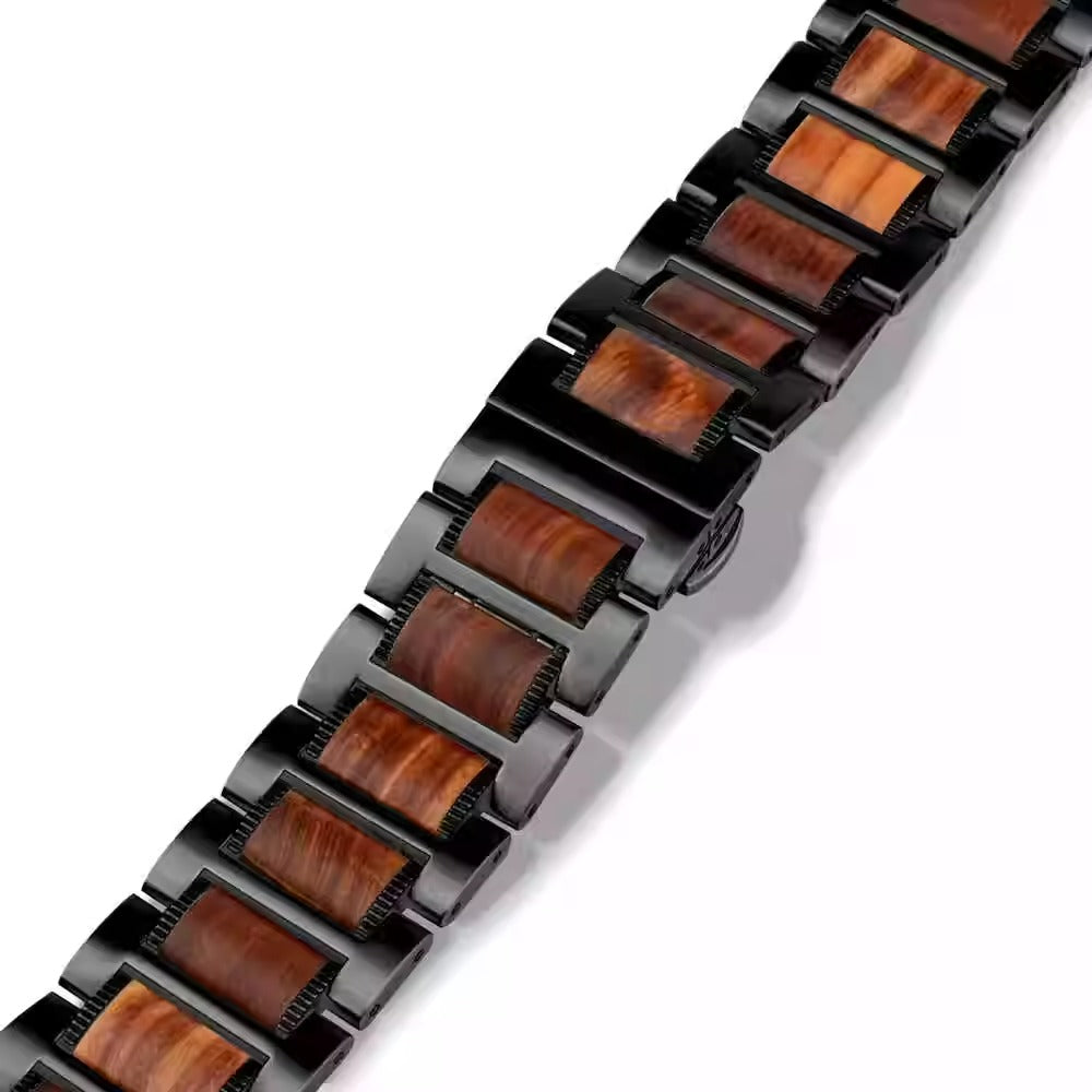 Aurelia Ultra Sandalwood Steel Band — Secure Attachment for Samsung Watch Ultra