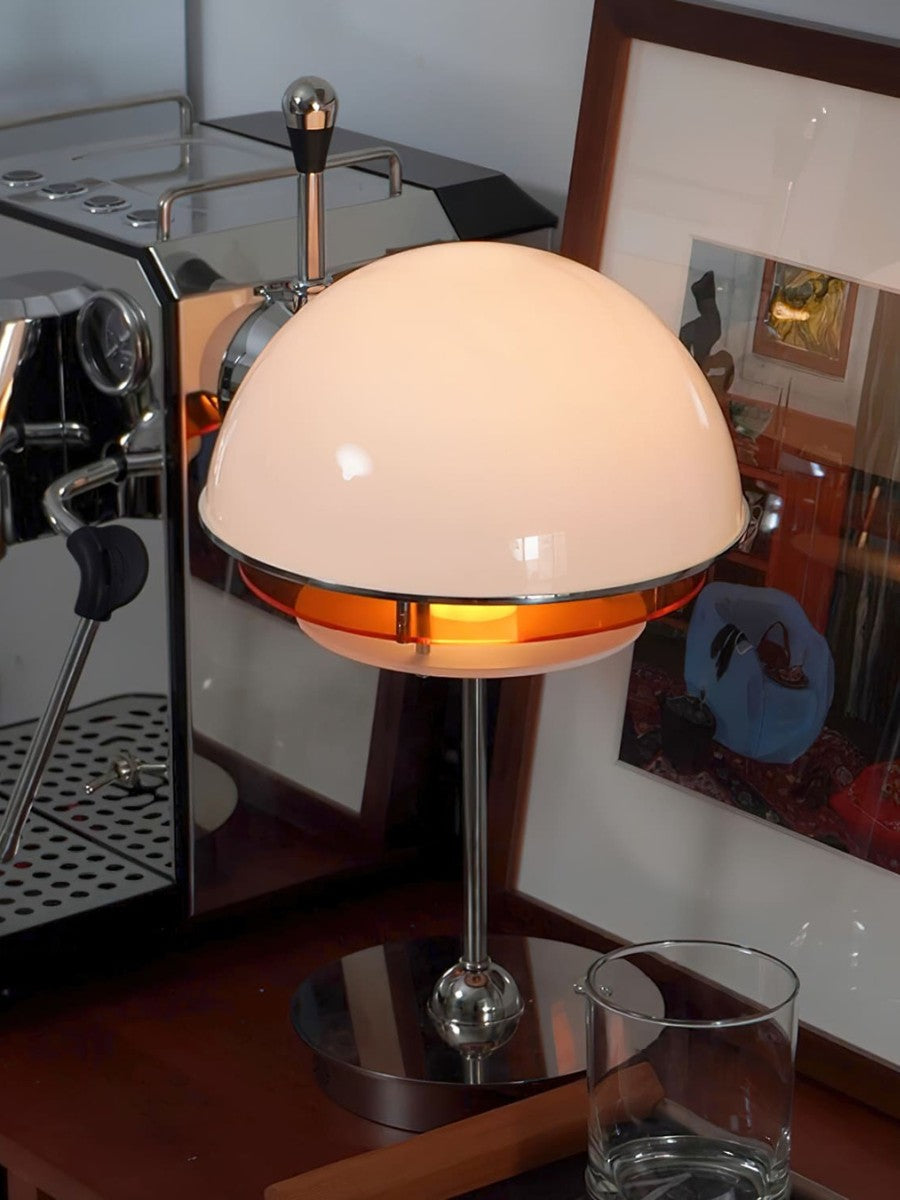 Sunset Bauhaus Vintage Stil Acryl Sonnenuntergang Tischlampe - AFTERGLOW S2 | Souliia