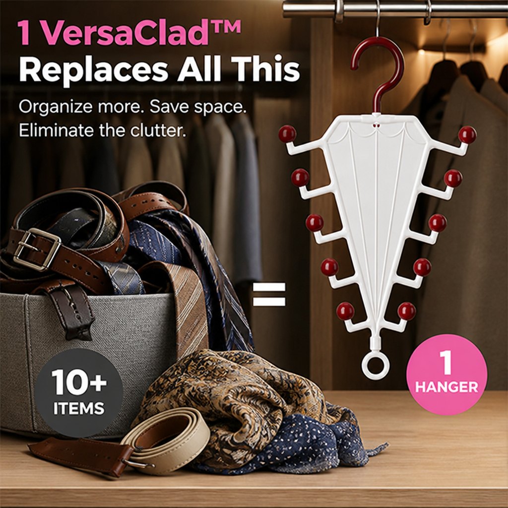 VersaClad — Unlock a Calm, Clutter-Free Closet That Protects Your Priceless Accessories - Souliia