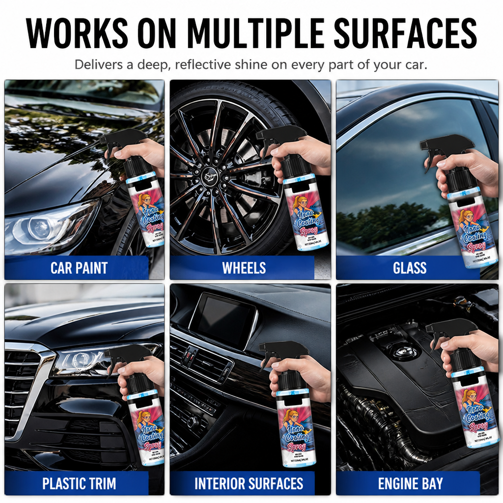 VividGlint — Spray On a Wet-Look Mirror Shine That Beads Water for Weeks - Souliia