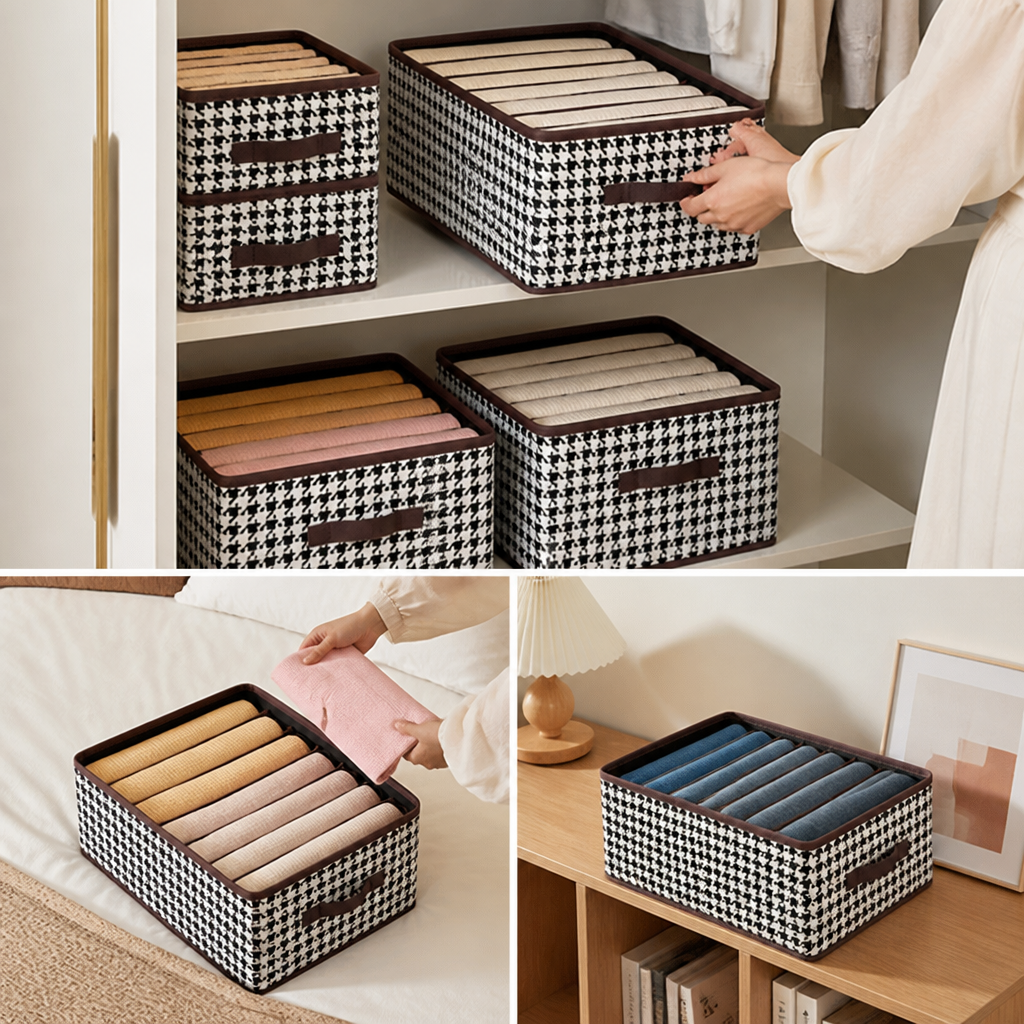 VeerCraft Foldable Organizer — Clear the Clutter and Find Your Favorite Jeans Instantly - Souliia