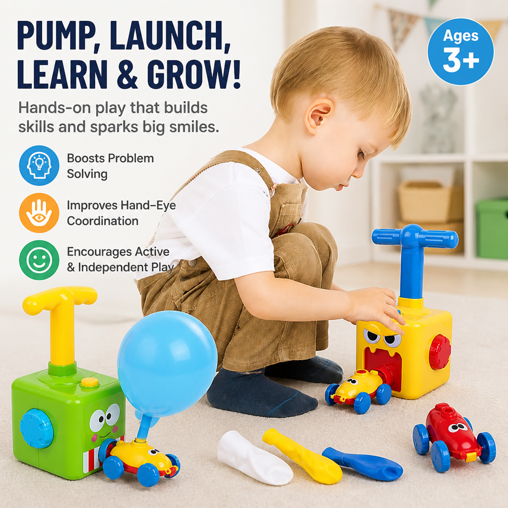 TurboPulse RocketCar — Ignite Your Child’s Imagination with Every Zoom and Brain-Boosting Burst - Souliia