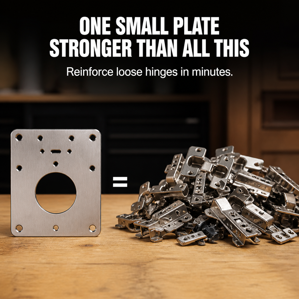 SecureHinge — Turn Wobbly Cabinet Doors into Rock-Solid Strength Instantly - Souliia