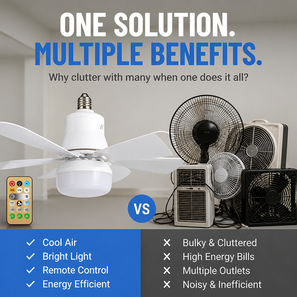 VenturiBreeze — Instantly Command Cool Air and Brilliant Light Without the Hassle - Souliia