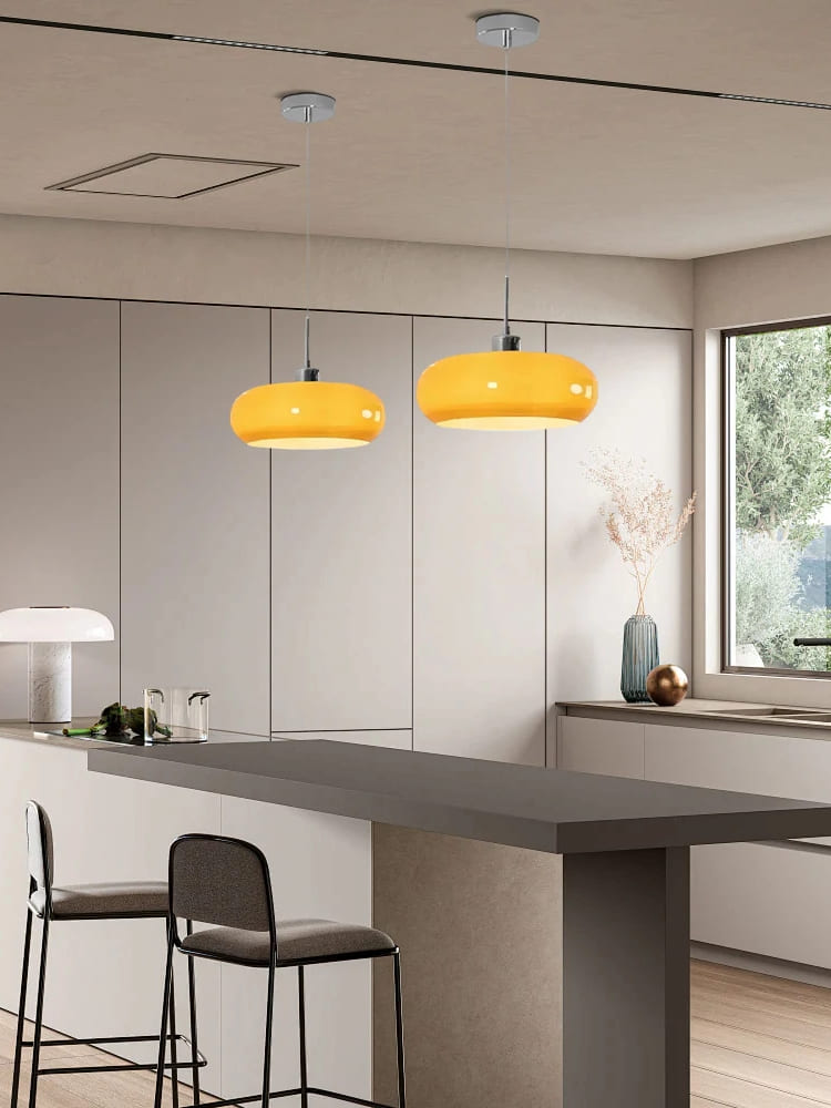 Nordic Metal Bauhaus Glass Pendant Lamp | Souliia