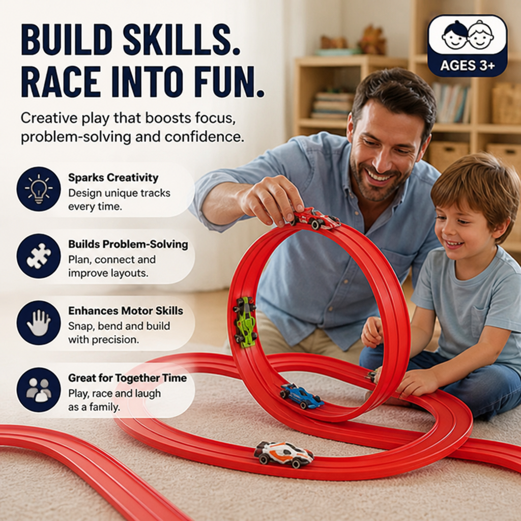 TurboTrack Blaze — Ignite Endless Imagination and Thrilling Family Fun - Souliia