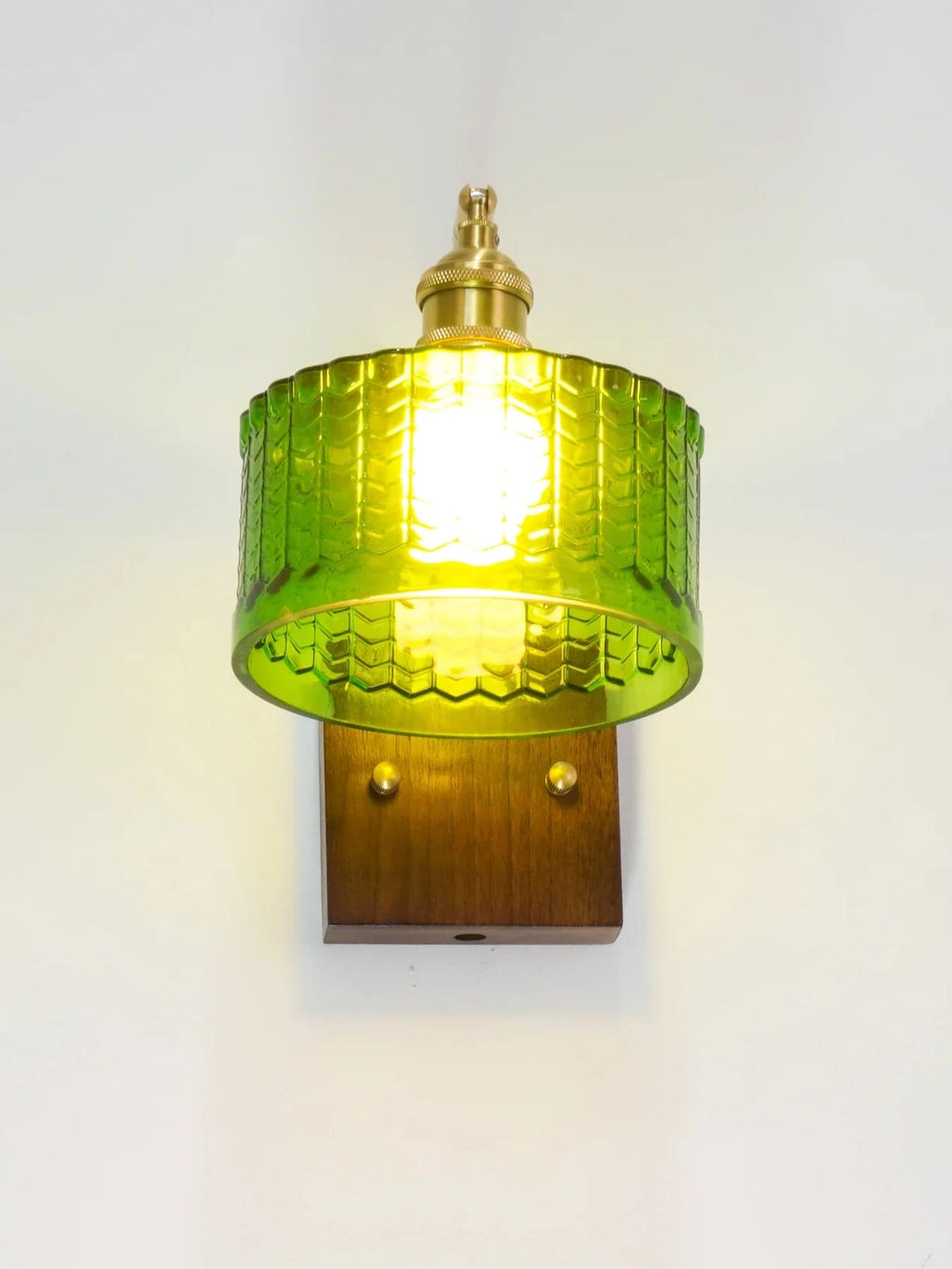 Ripple Glass Wall Sconce – Vintage Style Bedside Accent Light for Bedroom | Souliia