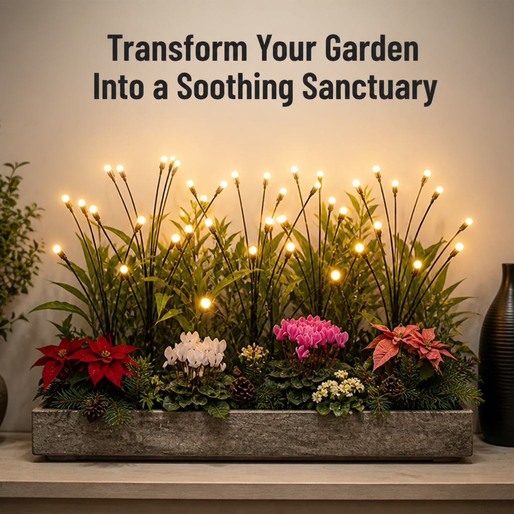 SereniBloom — Light Up Your Garden With a Soft, Swaying Firefly Glow - Souliia