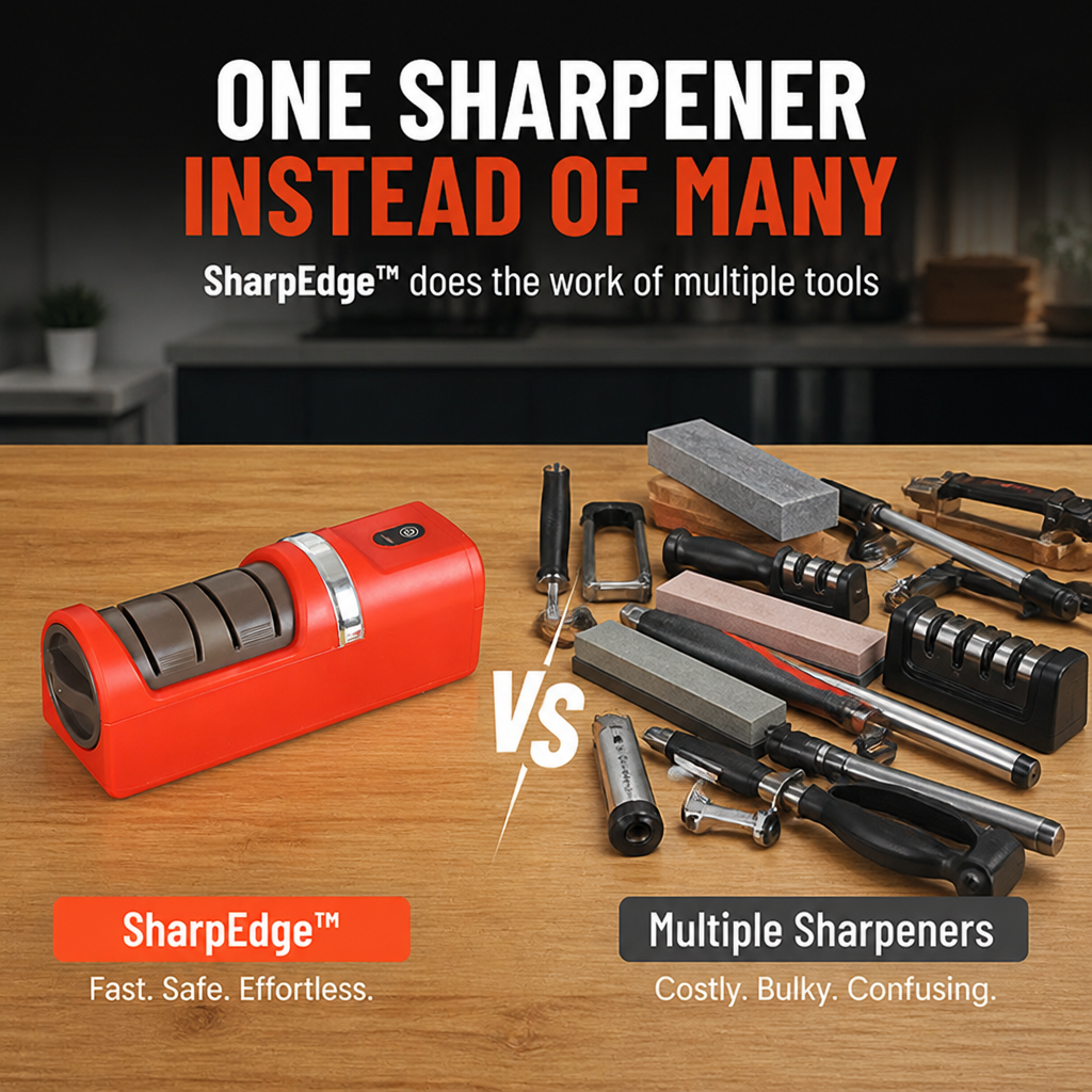 SharpEdge — Bring Every Dull Knife Back to Razor-Sharp in Seconds - Souliia