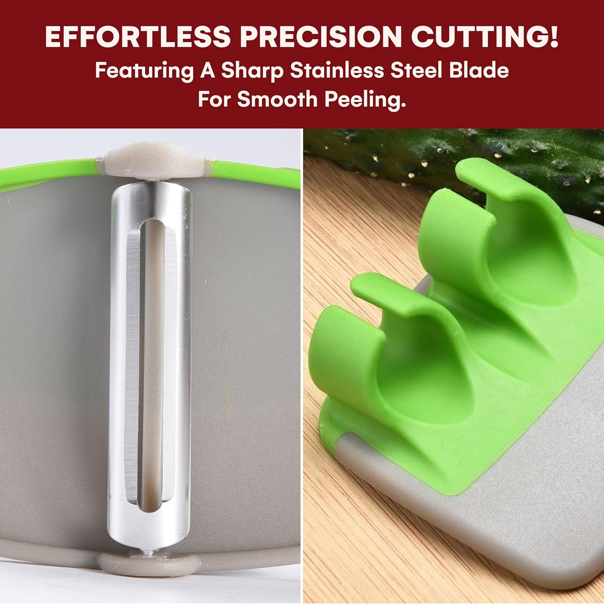 Safe Grip Peeler for Worry-Free Kitchen Moments - Souliia