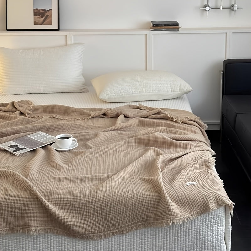 Bohobreeze Lightweight Muslin Cotton Quilt — Breathable Cooling Design