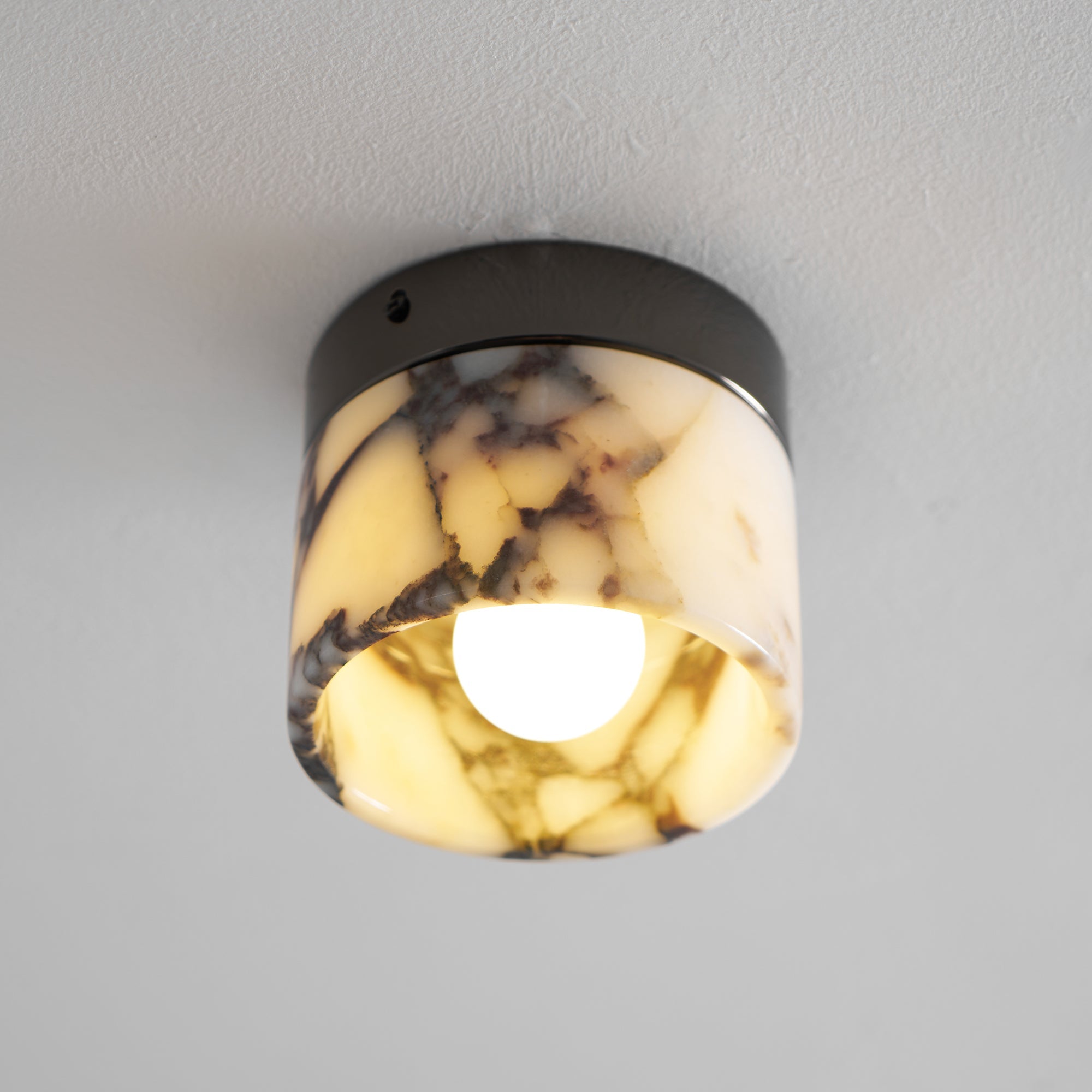 Marmor Runde Deckenleuchte | Souliia