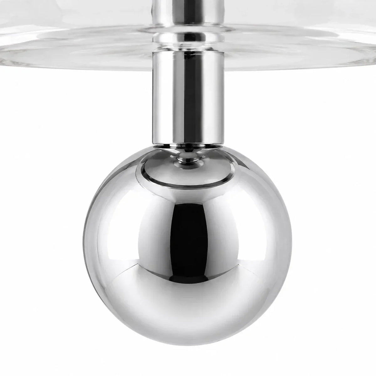 Ribbed Glass Semi-Flush Ceiling Light for Hallway and Entryway | Souliia