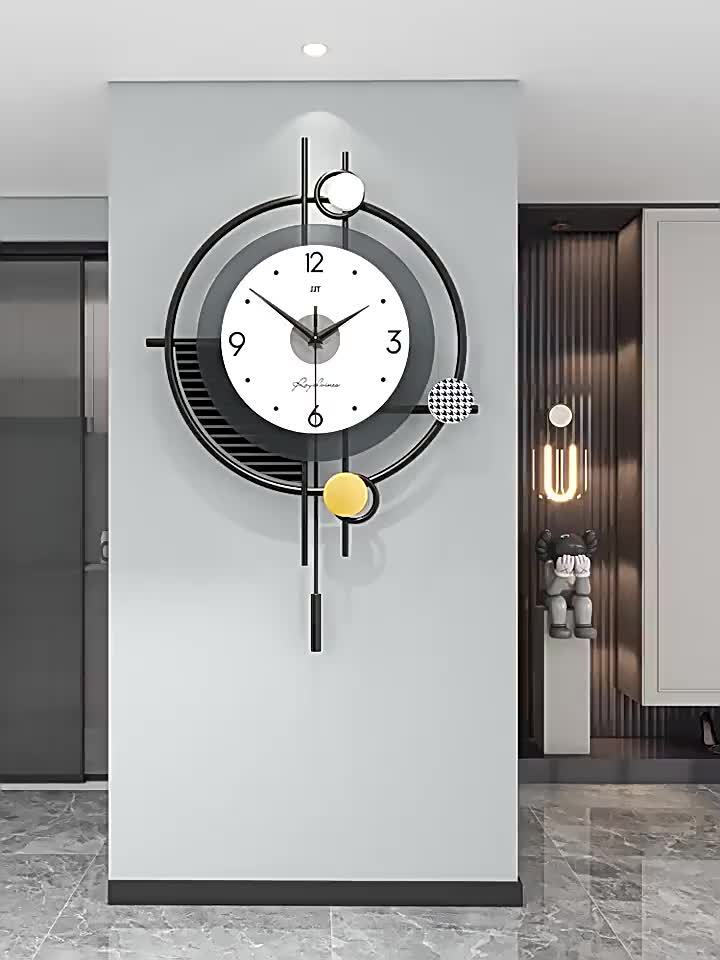 Aura Sleek Wall Clock — Quiet Quartz Movement, Clean Lines