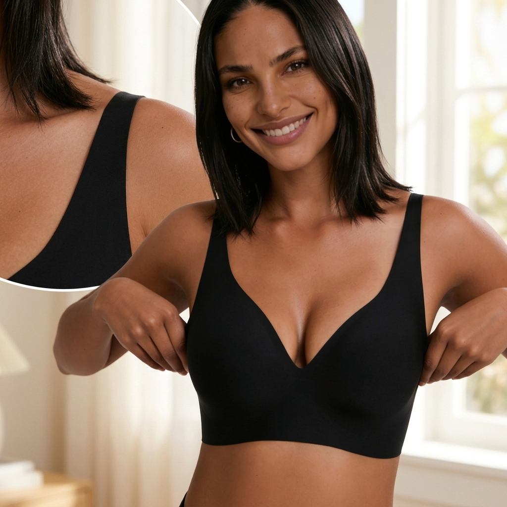 VeloraSilk Second Skin Bra — Feel Invisible Support That Sets You Free All Day - Souliia