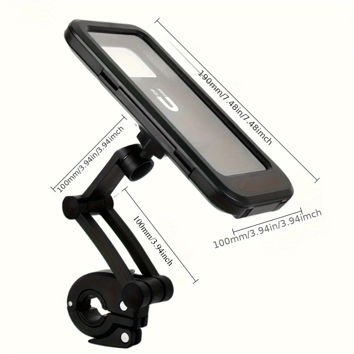 Bikewise Telescoping Magnetic Phone Holder — ABS Mounting Bracket
