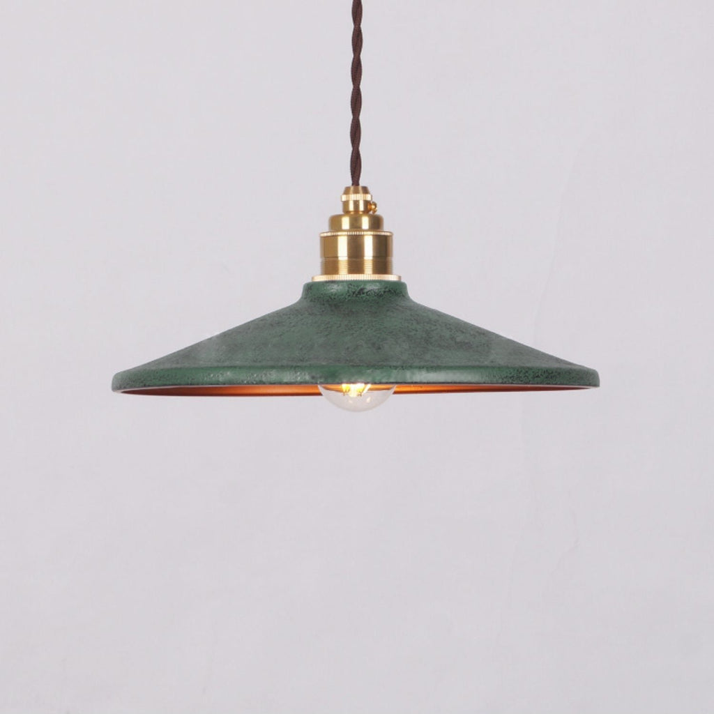 Rustic-tyylinen lautasvarjostimellinen riippuvalaisin | Souliia