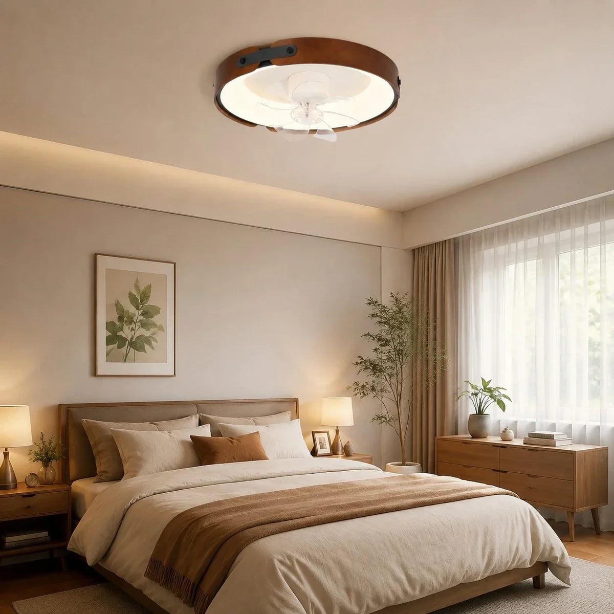 Plafonieră Walnut cu spectru complet | Souliia