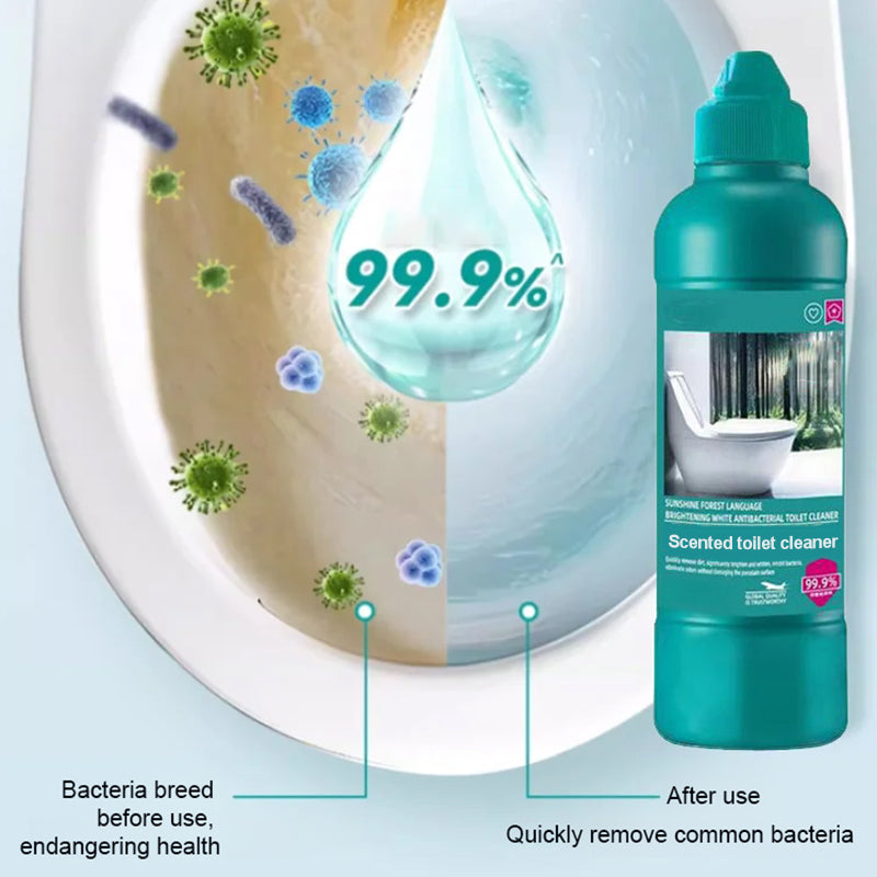 Scented Toilet Cleaning Gel | Sticky Gel Formula | Accurate Nozzle | ForestFresh - Souliia