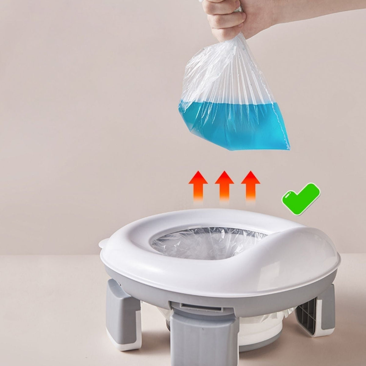 Travel-Friendly Portable Toilet for Kids - Hygienic and Easy to Use - Souliia