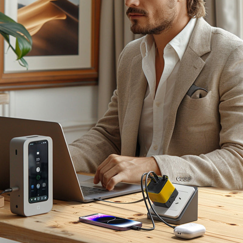 VoltPulse 80W Retractable Charger — Unleash Turbo Speed and Tangle-Free Power Wherever You Go - Souliia