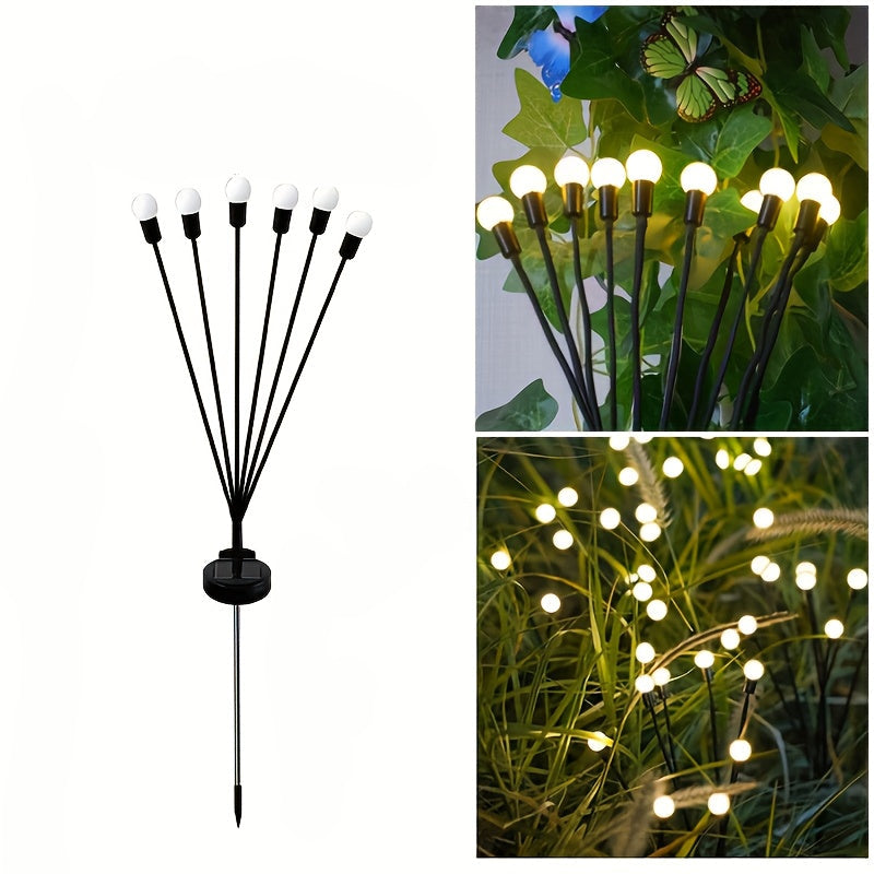 Nightflare Solar LED Firefly Ground Lights — 6/8/10 LED Configurations