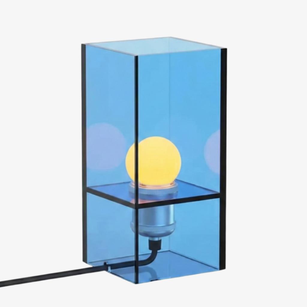 Sunset Ocean Horizon Gradient Tischlampe – Moderne Acryl-Lampe fürs Schlafzimmer | Souliia