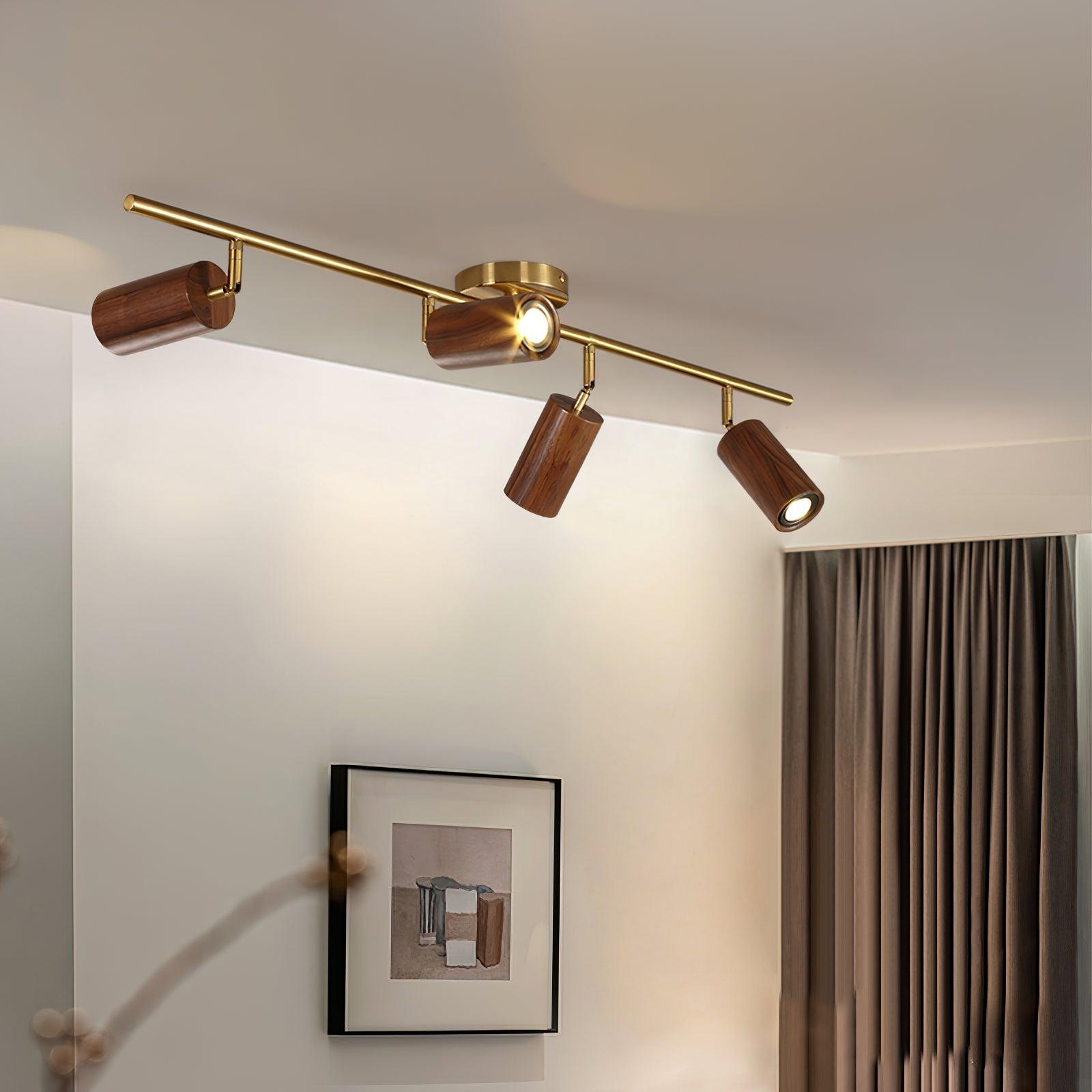 Thio Wooden Track Lighting | Souliia