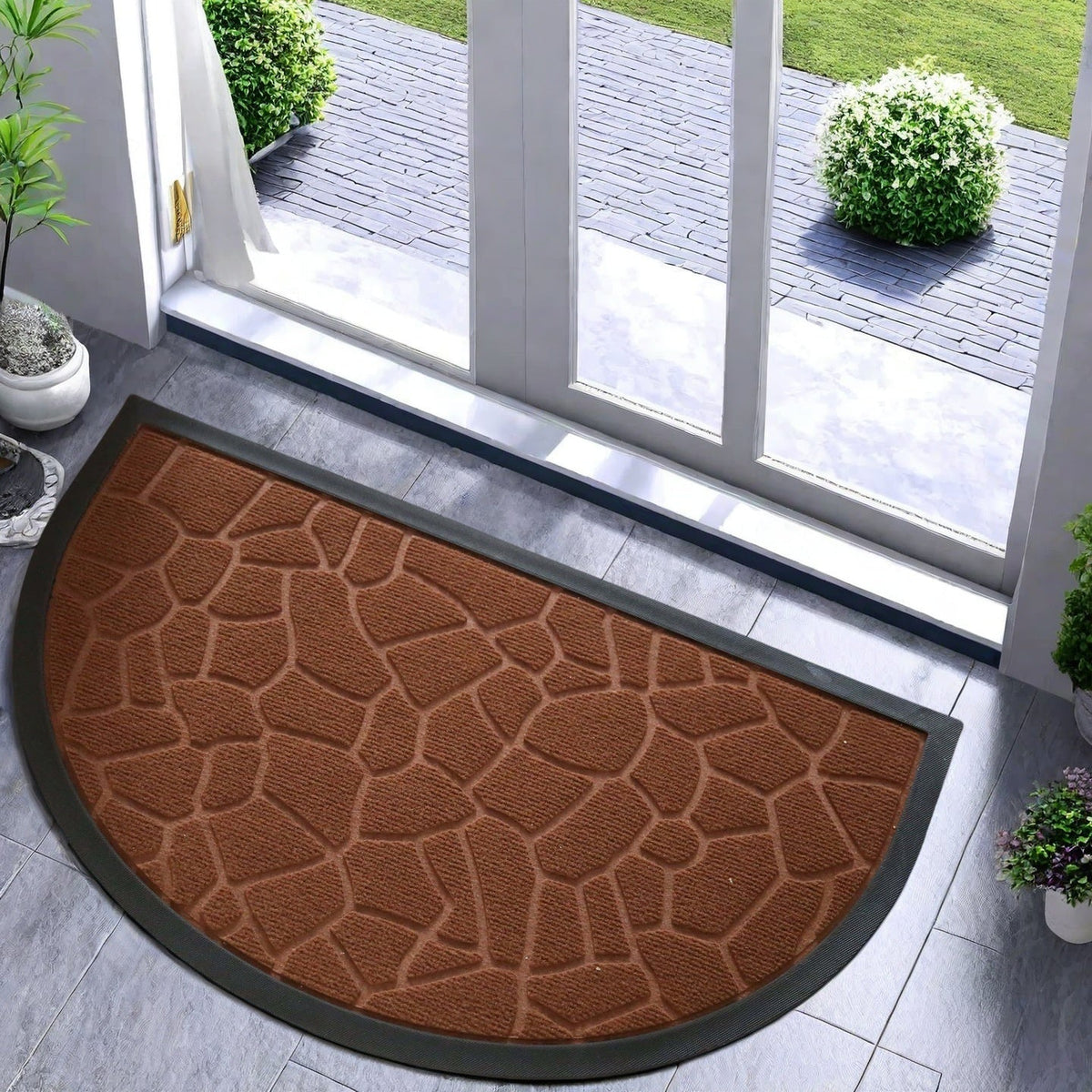 Earthlux Outdoor Doormat — Dirt Trapping, Moisture Resistant — 44.96 x 74.93 cm
