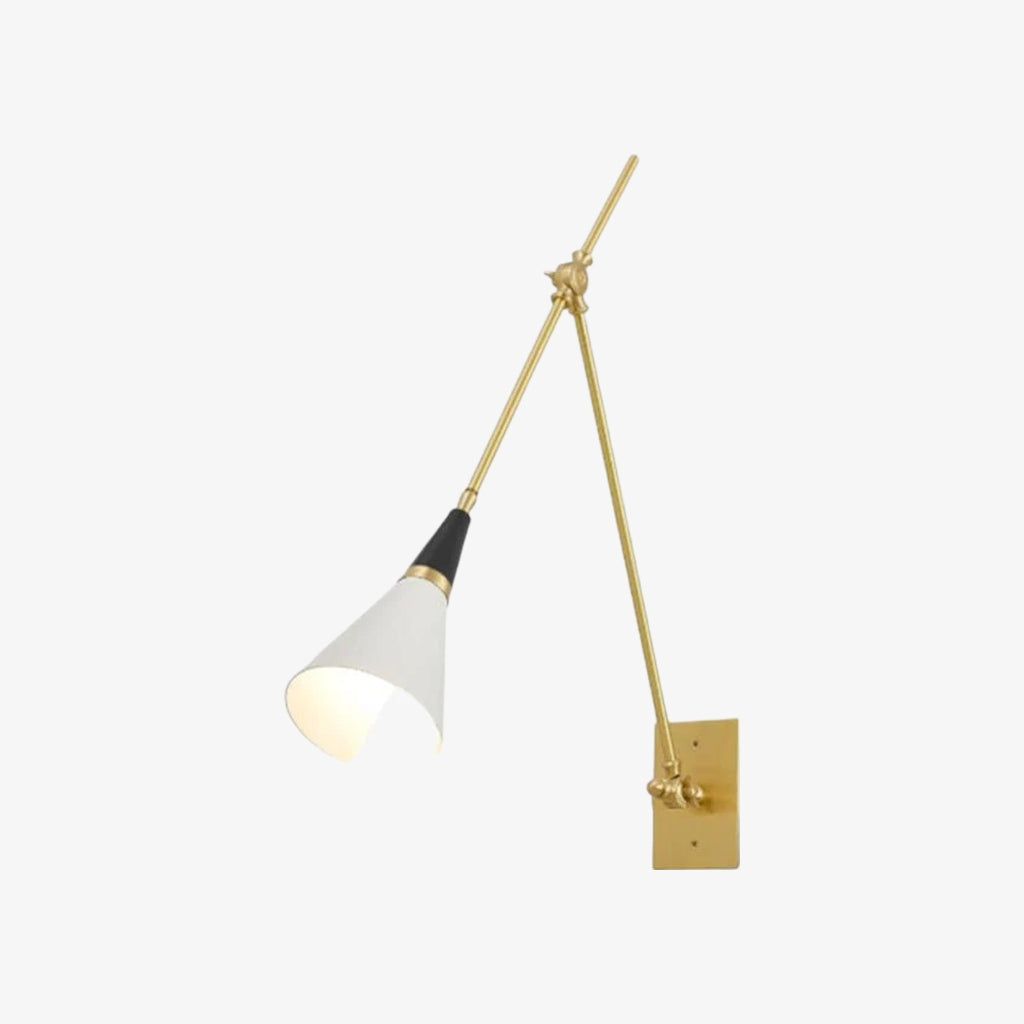 Lampada da parete minimalista Oribelle – Applique contemporanea in metallo per ambienti interni | Souliia