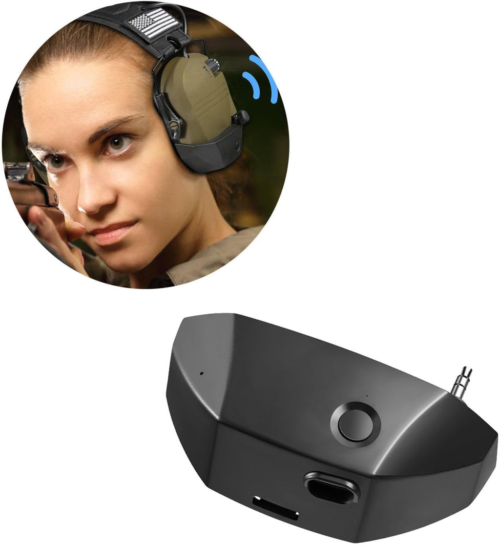 Bezdrátový adaptér ochrany sluchu pro střelecká sluchátka - Bluetooth - Souliia