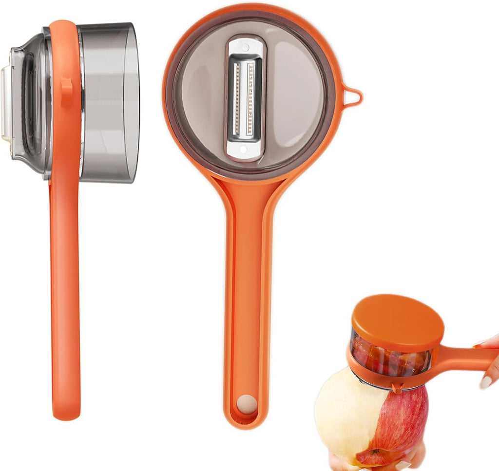 Apple Skin Vegetable Peeler — Dual-Blade Peel Catcher