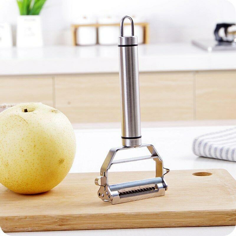 Vegetable Peeler | Dual Blades | Stainless Steel | Kitchen Cutter - Souliia