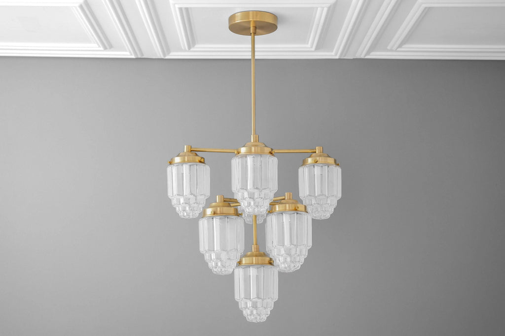 Tierlux Glas Wolkenkratzer-Kugel Kronleuchter – Moderne Mehrarm-Kugelleuchte für Wohn- & Esszimmer | Souliia
