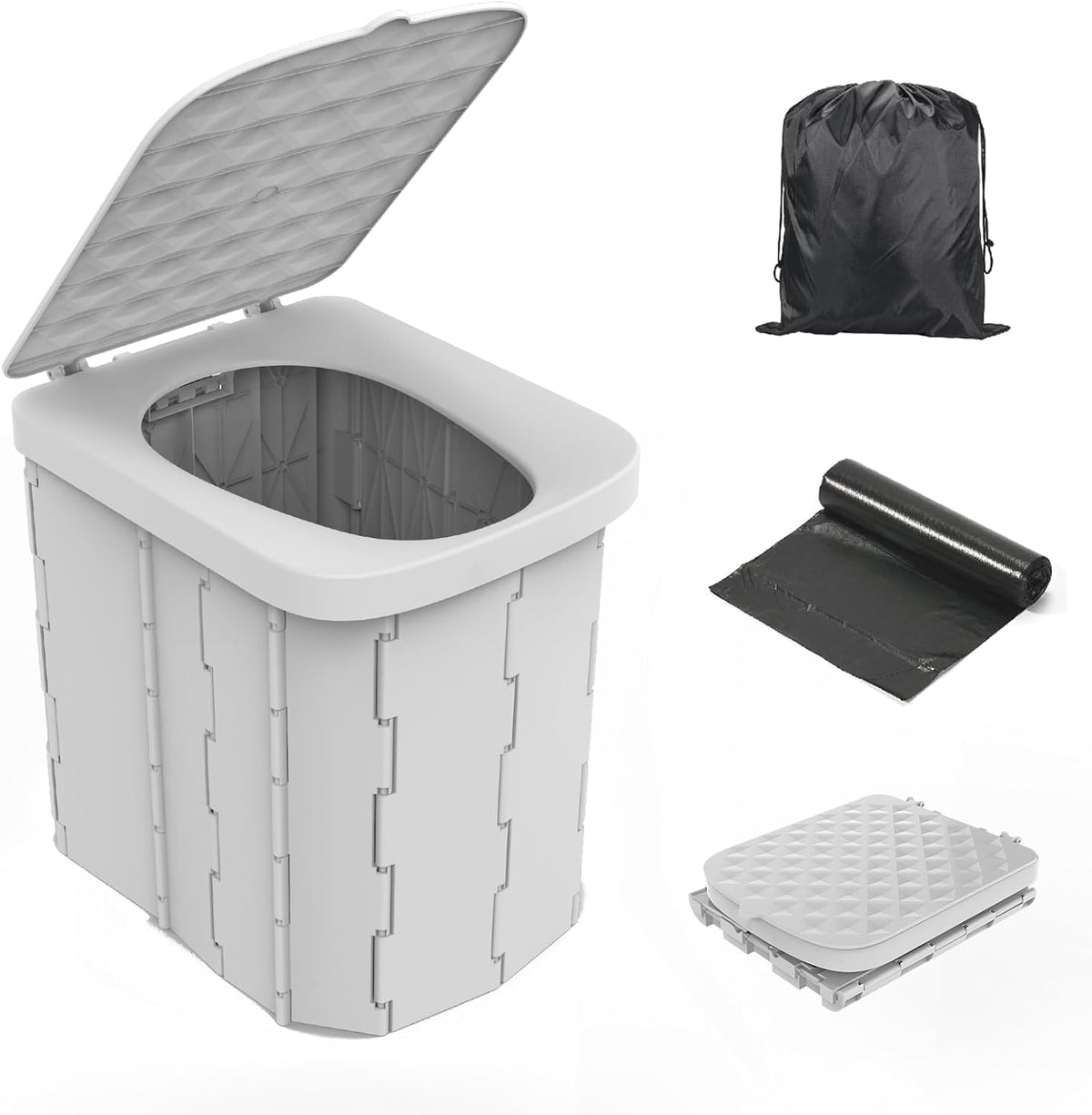 Draagbaar campingtoilet - handige sanitaire oplossing voor onderweg