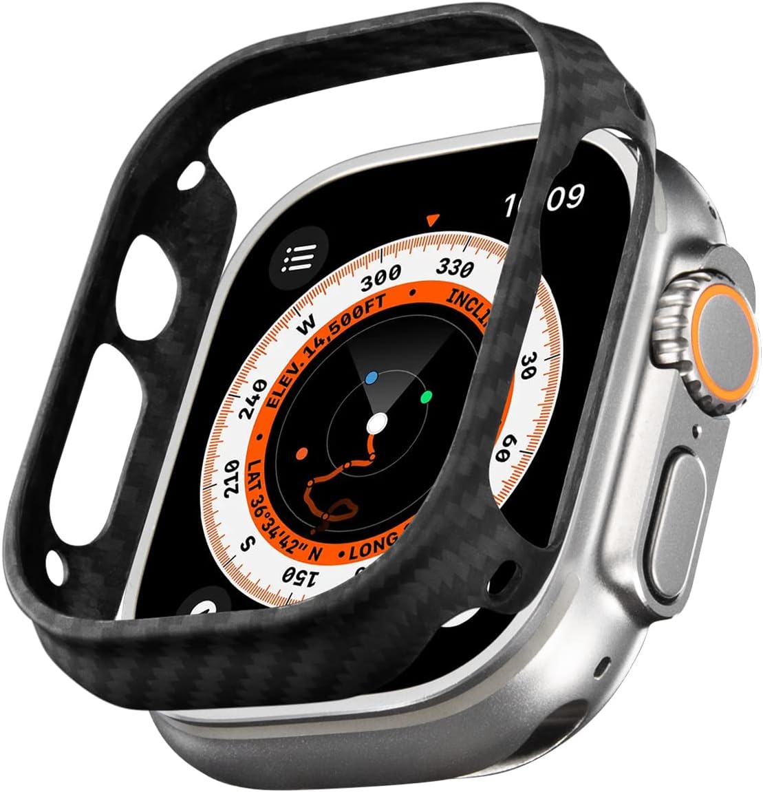 AeroWeave Carbon Fiber Apple Watch Band — Aramid Cover