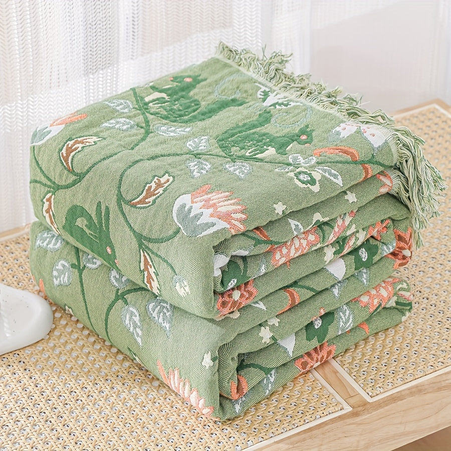 Cloudcover Cotton Chiffon Reversible Bedspread — Lightweight, Breathable Weave