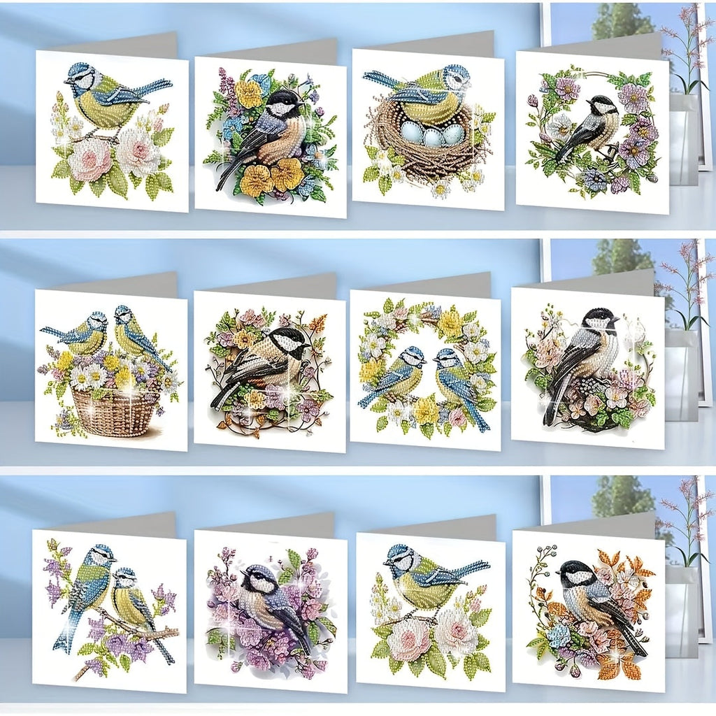 Set of 12 Greeting Cards for Diamond Painting - Souliia