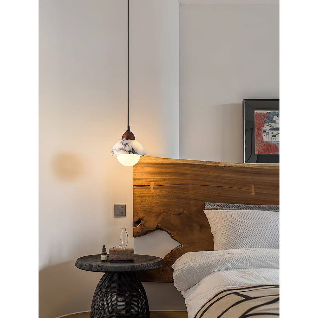 Lampada a sospensione Polaris in marmo | Souliia