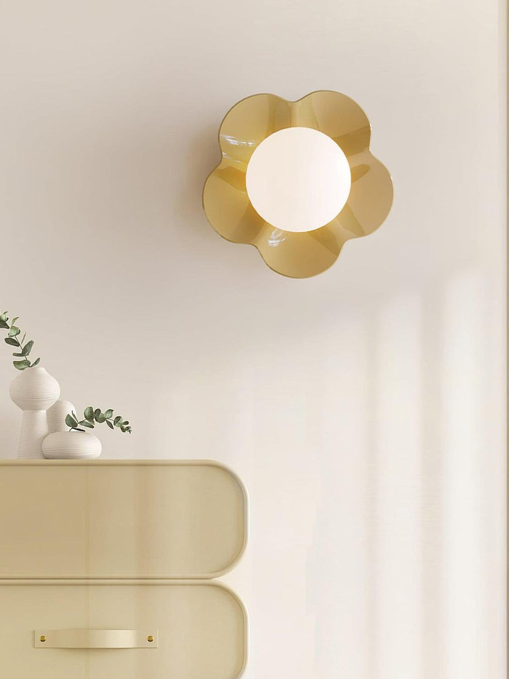 Rivolence Petal Inspired Sculptural Wall Lamp for Living Room & Bedroom | Souliia