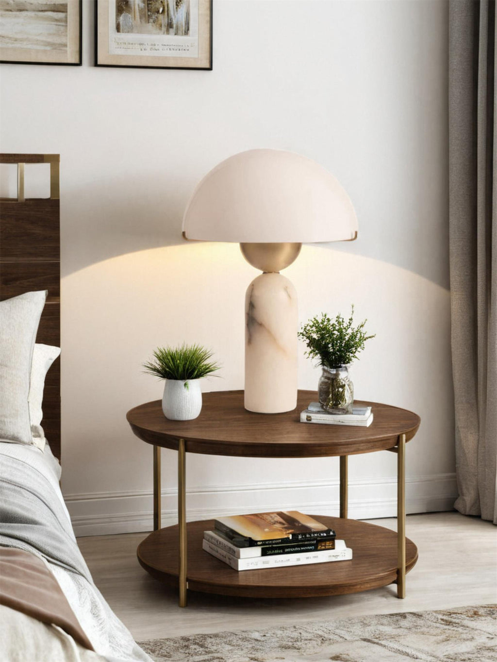 Peono Alabaster Table Lamp | Souliia