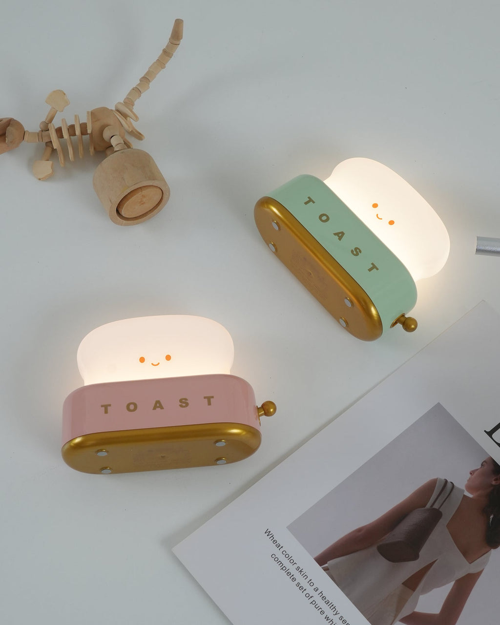 Toaster Table Lamp (built-in battery) | Souliia