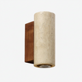 Slivara Natural Stone Wall Sconce - Vintage Light for Living Room | Souliia