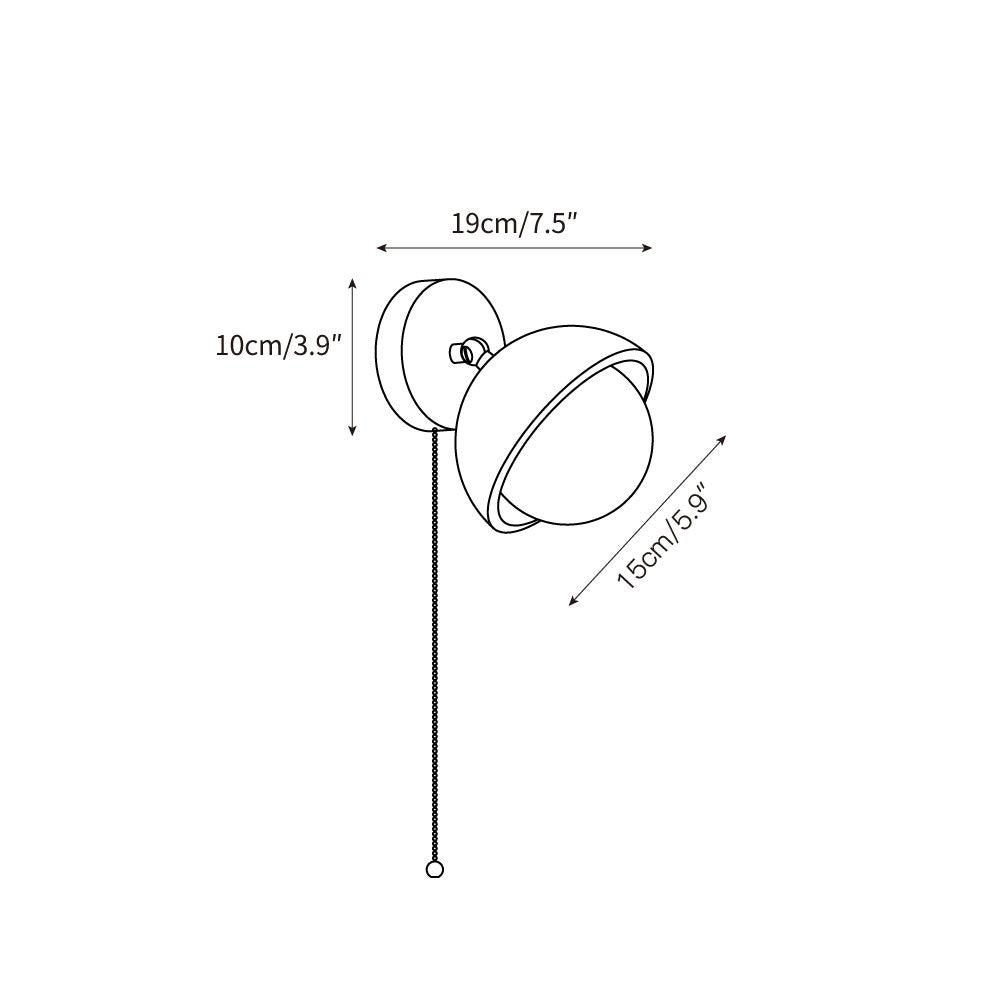 Modern Travertine Wall Lamp – Minimalist Stone Sconce for Bedroom Living Room Hallway | Souliia